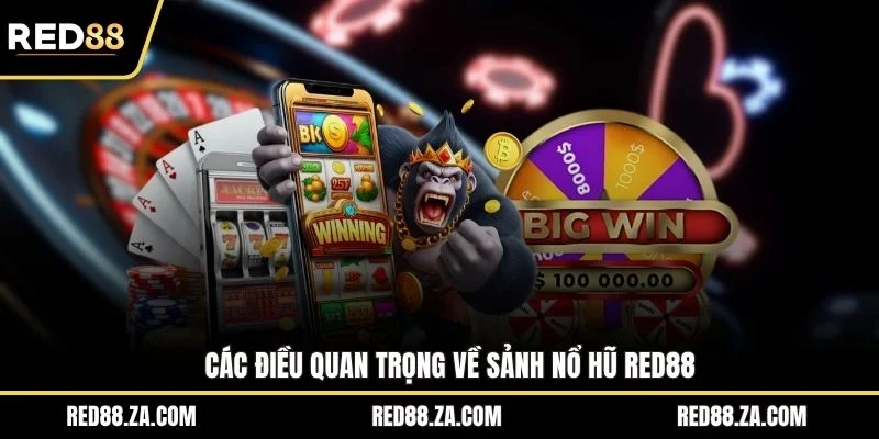 Các điều quan trọng về sảnh nổ hũ RED88